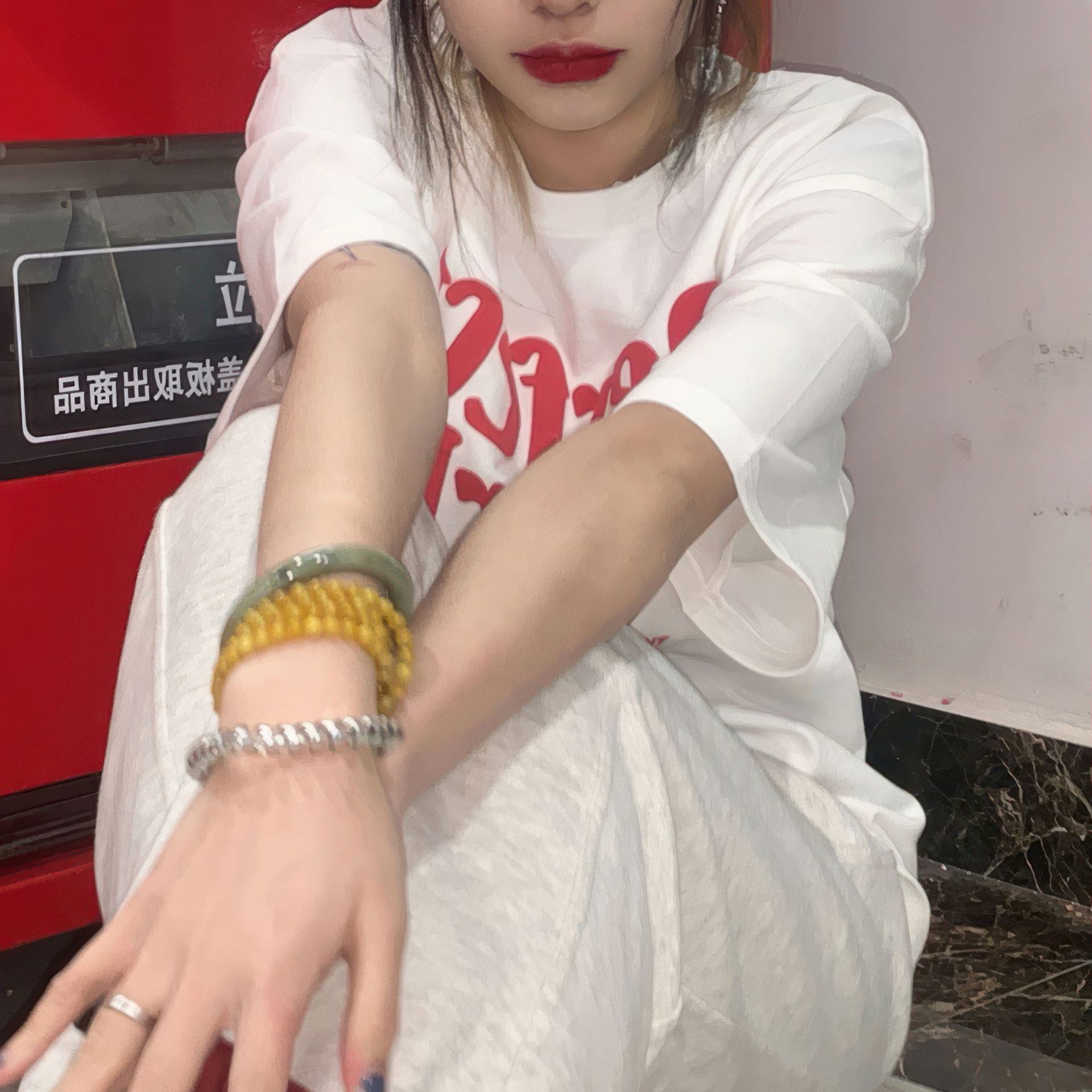 13-17岁女生宽松短袖T恤少女夏季纯棉圆领初高中学生半袖上衣服潮