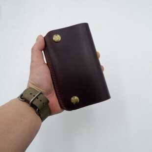 horween 泰隆拉链 cxl 复古财布 哈雷钱包 钱包 霍尔文