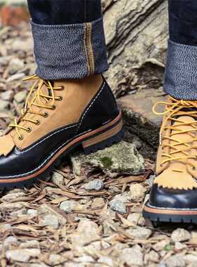 horween Cxl扇形鞋铲 鞋舌 短脸小白 whites boots wesco工装靴