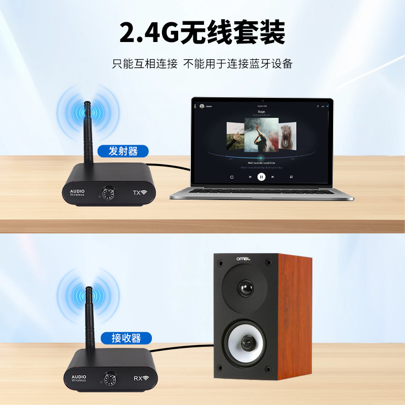 美誉100米穿墙无线传输器音视音频/视频无线传输器