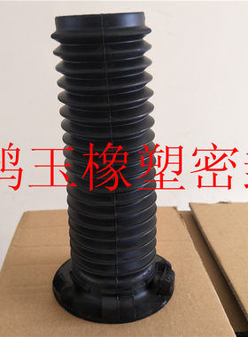 做各种钢厂用油缸防护罩伸缩圆筒式橡胶布气缸防尘套丝杆保护套管
