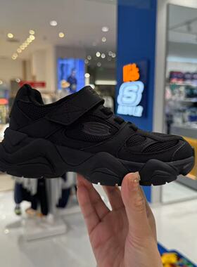 斯凯奇儿童2025年秋季新款儿童中大童休闲鞋运动鞋跑步鞋405346L