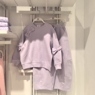 百搭运动休闲卫衣套装 女童时尚 L425G064 新款 斯凯奇儿童2026春季