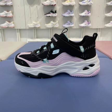 Skechers斯凯奇女童鞋2023秋季新款时尚休闲运动鞋302587L