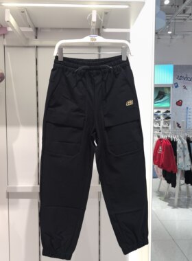 斯凯奇儿童2026春季新款男童时尚百搭运动休闲长裤L126B021