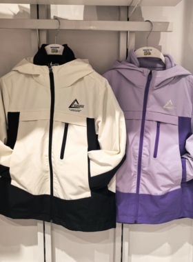 斯凯奇儿童25冬季新款男童女童运动户外三合一冲锋衣外套P425K046