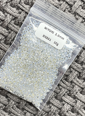 御幸MIYUKI灌银蛋白米珠手链串珠法绣发簪梭编DIY手工