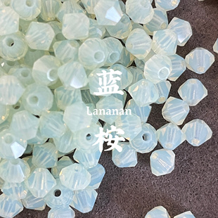 捷克宝仕奥莎菱形珠4mm透明珠串珠材料