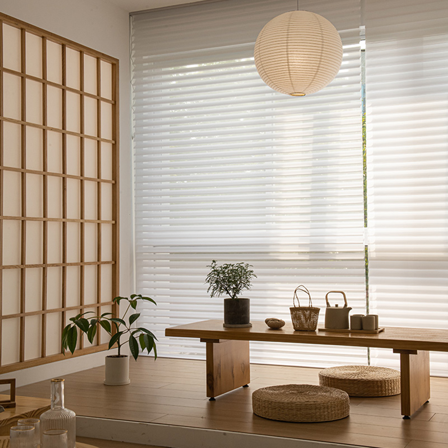 高端防眩晕香格里拉帘阳台办公室