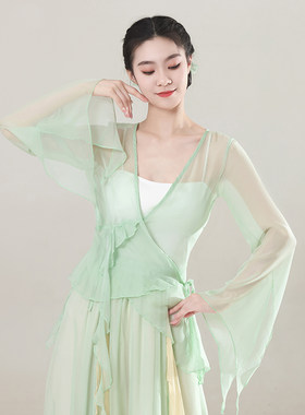 古典舞蹈服飘逸中国风纱衣身韵仙