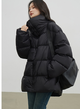 冬季新品泡芙羽绒服软糯超轻面包服保暖2025外套