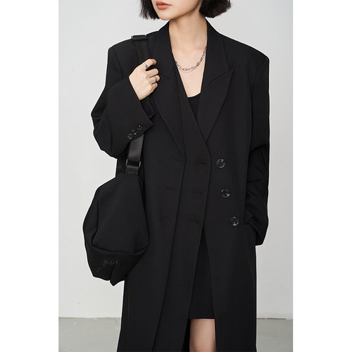 chic其他西装领长袖通勤双门襟