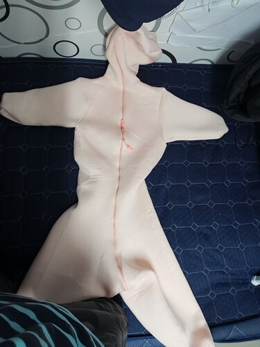发尺寸现订做聚会演出狗狗服全包衣束缚紧身衣肉粉色跪服包邮