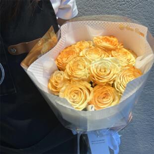 重庆同城鲜花速递520送爱人进口厄瓜多尔玫瑰花束专车配送上门