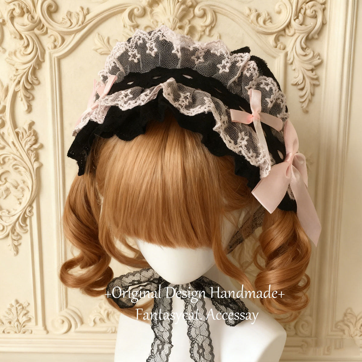蔷薇猫自制doll感法式蕾丝蝴蝶结发带古典娃娃lolita发带头饰,饰品/流行首饰/时尚饰品新,发饰,淘宝优惠券,粉丝福利购,淘宝优惠卷