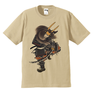 战国 石田三成短袖T恤 日本浮世绘安土桃山时代武将大名 男女亲子