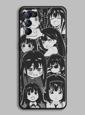 适用OPPOReno5/4se/3Pro/2z/k7x/K1软漫画少女日系日漫潮流手机壳