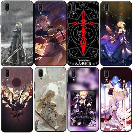 适用vivoy97手机壳y93全包y93s硅胶y95软y50动漫fate贞德fgo吾王