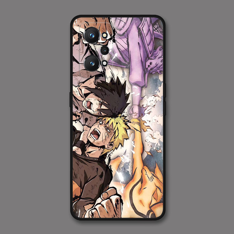 适用真我GTneo2/v15/x7/v13/q3/q2pro硅胶火影动漫佐助鸣人手机壳