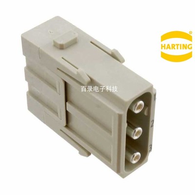 HARTING 大电流 连接器 09140032602 德国 哈丁 3芯模块 浩亭 40A