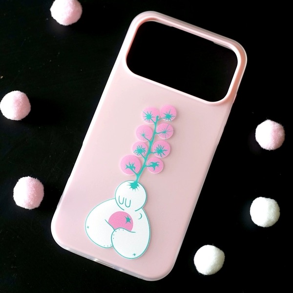 长番茄了粉色手机壳苹果新款防摔