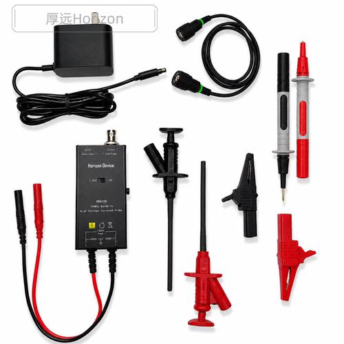 有源探头高压隔离差分探头100Mhz带宽50:1与500:1高压1300V/1.3KV