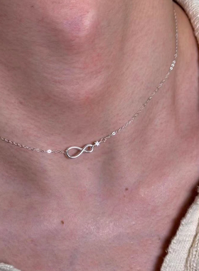 极简风无限符号项链女轻奢小众