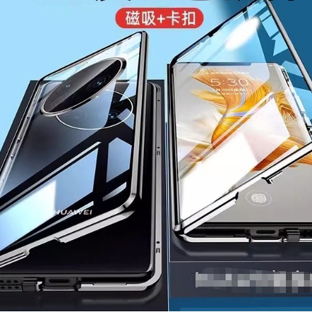 畅享60X手机壳双面玻璃透明磁吸