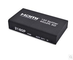 HDMI分配器一进二出1进2视频4k一分二1080P高清分屏器3D1分2 包邮