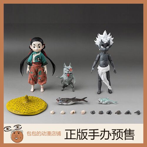 threezero  渔女与小海妖 早稻 可动人偶手办【1.18】