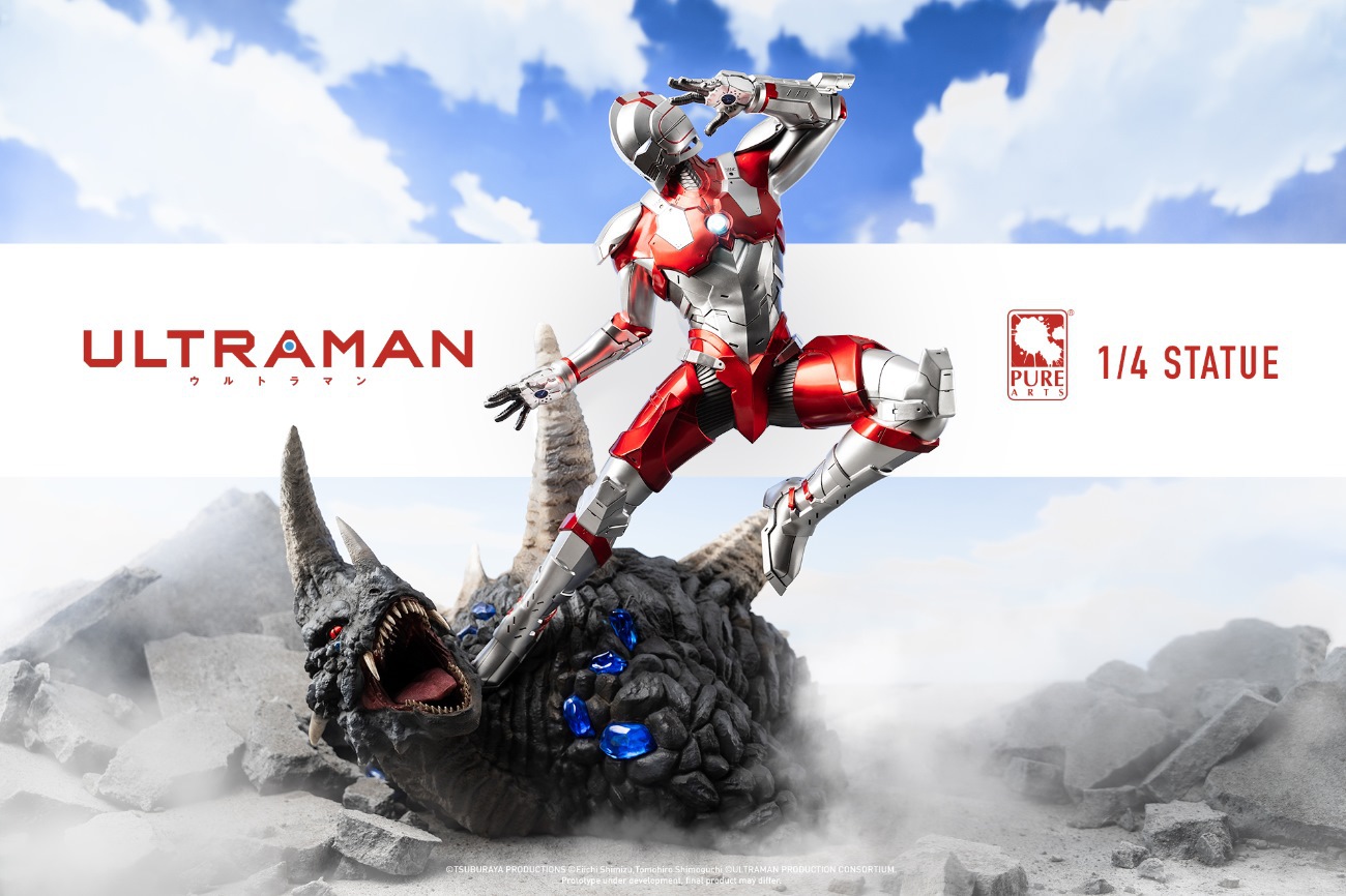 PureArts 钢铁奥特曼ULTRAMAN VS 黑王BLACK KING  雕像手办【】 模玩/动漫/周边/娃圈三坑/桌游 兵人专区 原图主图