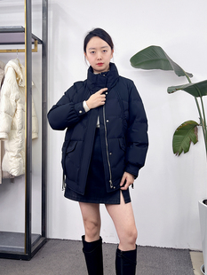 歆苒【衣系列】2023冬季新款简约时尚百搭立领羽绒服外套399