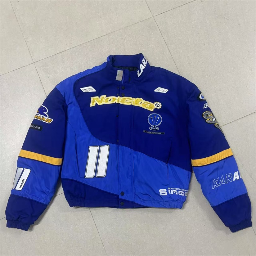 thumbnail for NOCTA L'ART DE L'AUTOMOBILE co-branded jacket, heavy industry embroidered motorcycle uniform, INS men's and women's jackets
