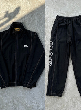 Corteiz 套装 黑色梭织运动服 velour amg set -grey 欧码XS-XXL