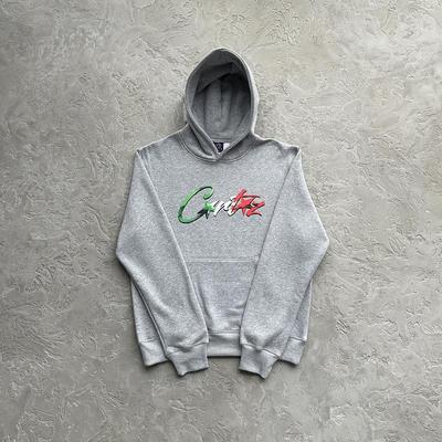 Corteiz短绒卫衣ALLSTARZ ITALIA HOODIE刺绣小标UKDRIPDRILL街头