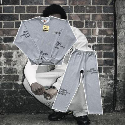 Corteiz卫衣套装刺绣小标欧美明星同款UKDRIPDRILL街头加绒保暖