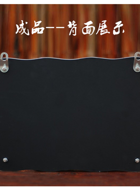 钢化玻璃相框琉璃冰雕水晶螺丝挂钩金属挂件强化水晶相框整包包邮