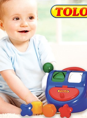 TOLO婴儿益智几何形状配对统感训练亲子互动家庭早教玩具跨境