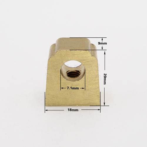 中式家具铜锁鼻仿古铜锁配件中号18mm门柜锁鼻铜配件明清铜件铜活