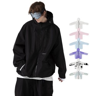 男女 保暖自由式 POMT宽松款 滑雪服夹棉加绒20k防水透湿男女同款