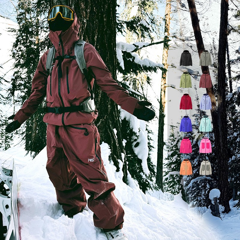 POMT24-25多巴胺新款3L高端系列滑雪服滑雪裤男女通用