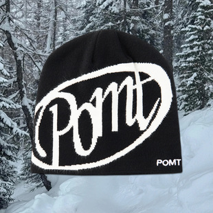 POMT滑雪线帽针织保暖盔内帽男女同款冬季防寒单板双板通用