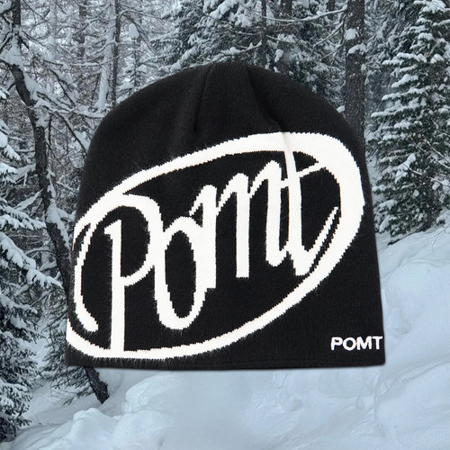 POMT滑雪线帽针织保暖盔内帽男女同款冬季防寒单板双板通用