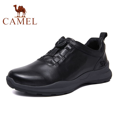 Camel/骆驼男鞋真皮商务休闲皮鞋2025新款软底高尔夫球鞋运动跑鞋