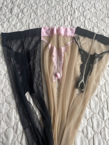 包芯丝超薄防勾丝连裤袜女士防走光丝袜安全裤性感刺绣蝴蝶裆黑丝