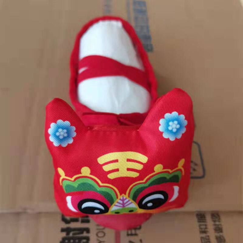 儿童小老虎舞蹈鞋演出鞋虎年舞蹈鞋虎头鞋宝宝会走了舞蹈鞋