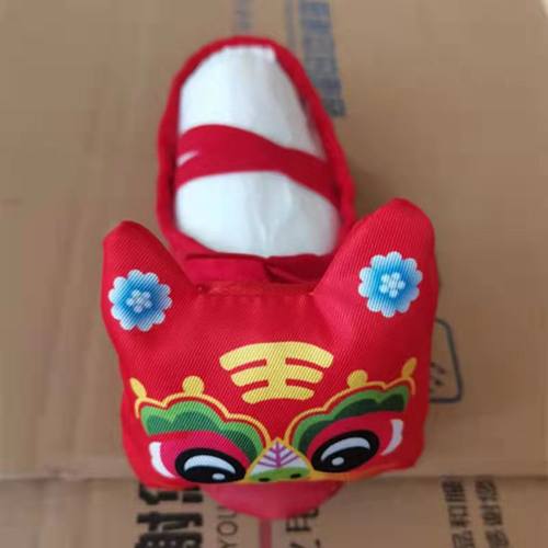 儿童小老虎舞蹈鞋演出鞋虎年舞蹈鞋虎头鞋宝宝会走了舞蹈鞋