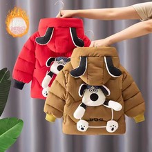 宝宝加厚外套冬装3棉袄婴儿童加绒羽绒棉服男女童保暖冬季棉衣6岁