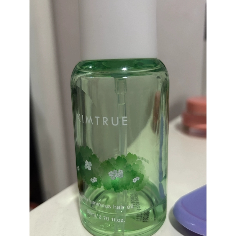 KIMTRUE且初护发精油太阳红梨无花果柔顺防毛躁发油修护留香清爽