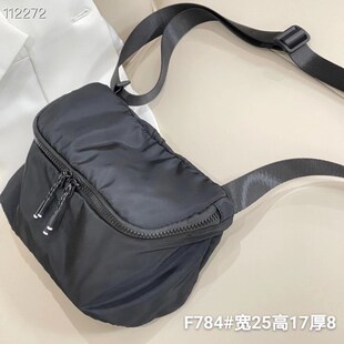 2022新款腰包女单肩斜跨包手机包牛津布小挎包宽肩带休闲简约男包